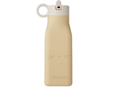 Liewood cat wheat yellow water bottle Warren 350ml